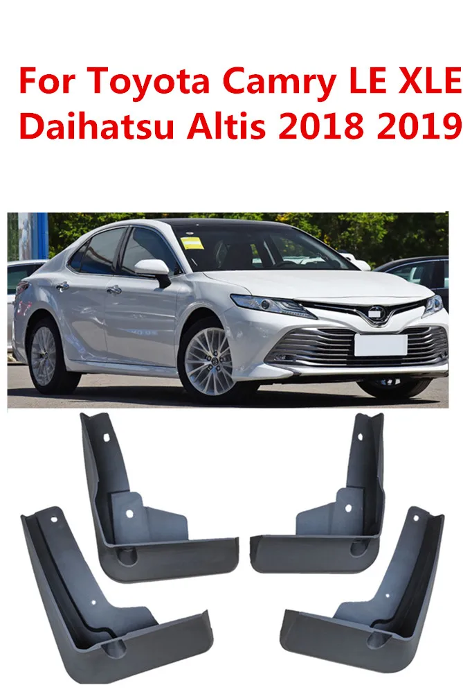Автомобильные Брызговики для Toyota Camry 2007- Брызговики передние и задние брызговики крыло - Цвет: Camry 2018-2019