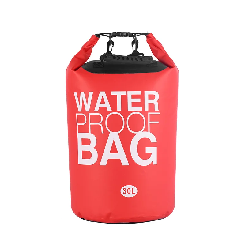NUONEKO Outdoor Waterproof Bucket Bag 30L Swimming Tourism Storage Backpack Trekking Beach Fishing Rafting Camping Bag BAG12