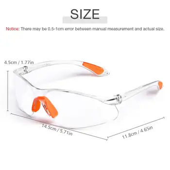 

50 PACK goggle Protection Safety Glasses White Goggles Unisex Anti-Scratch UV400 Protection Prevent Dust Wind for Outdoor Sport