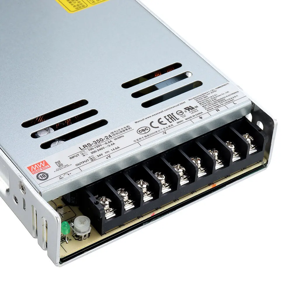Fonte de Alimentação Peças de Impressora 215x115x30mm para Cr-10 Creality v2 Meanwell 24v 350w Ultra-fino Comutação Cr-5 3d Cr-6 se Ender-3 - Imagem 6