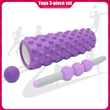 

Yoga Column Massage Stick Fascia Ball Set Pilates Fitness Foam Roller Sports Train Gym Exercise Relax Foam Fitness Equipment