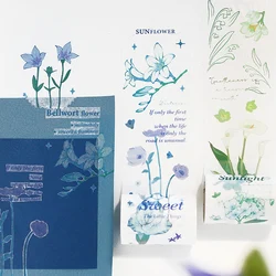 Rouleau de bande Washi de rêve de fleur, 1 rouleau de 5cm x 3m, matériel de bricolage, journal intime, compte à main, étui de téléphone, ordinateur portable, planificateur, artisanat de Scrapbooking 