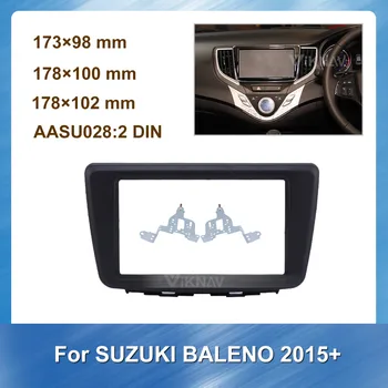 

Car Radio Audio Player Panel Frame Fascia for SUZUKI BALENO 2015+ Stereo CD Panel Dash Kit Trim