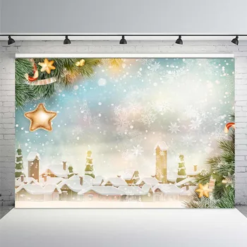 

NeoBack Photography Backdrops Christmas Winter Snow Baby Newborn Photographic Decor Photocall Backdrop Photo Studio Banner