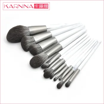 

1K Minimum 10 Marble Ink Pattern Makeup Brush Set Wooden Can Private Label Custom Logo If meet Minimum Wholesale Cosmetics