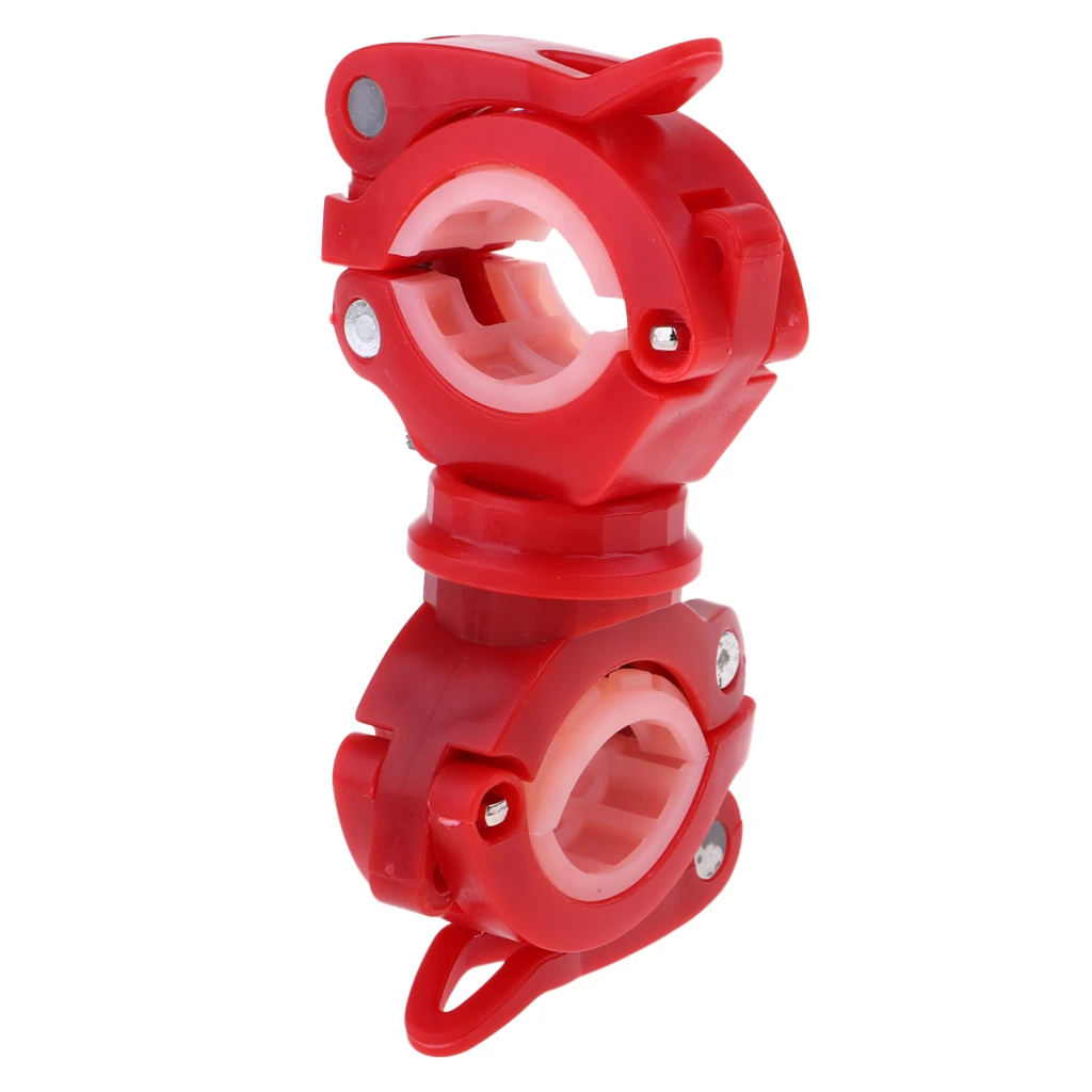 Bike Flashlight Torch Clamp/Bicycle Air Pump Clip Holder/Cycling Light Torch Grip Bracket, Reliable and Easy to Use