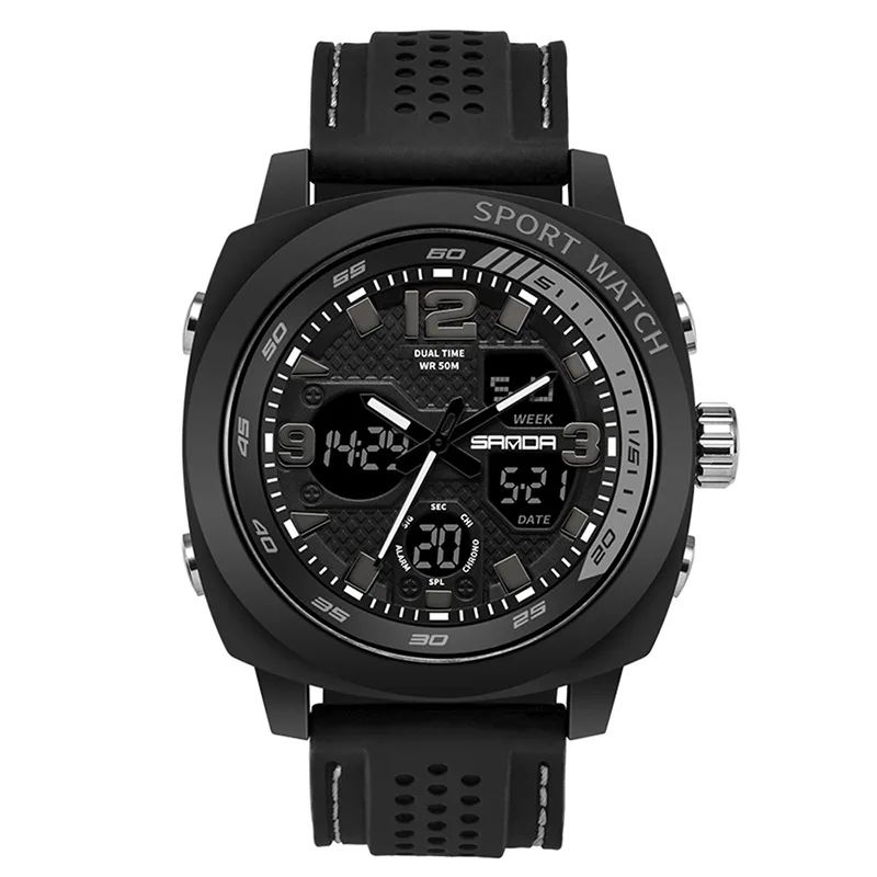 

Sanda SANDA 790 Multi-functional Waterproof Adult Outdoor Sports Electronic Quartz Watches