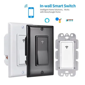 

SS118 Wireless WIFI light Switch Wall Smart home Remote controller Cover push button Switch Touch phone accessorie Switches Tool