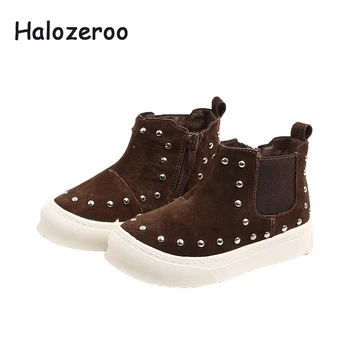 

Winter Kids Sport Sneakers Children High Casual Sneakers Baby Boys Genuine Leather Sneakers Toddler Girls Brand Shoes Trainers