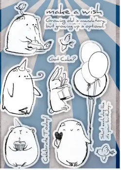 

bear Transparent Clear Stamp for DIY scrapbooking seal Card Making C613