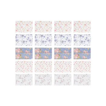 

30pcs Rural Elegant Floral Envelopes Creative Envelopes Stationery Gift Envelopes Set for Office School (5 Patterns, Each Patter