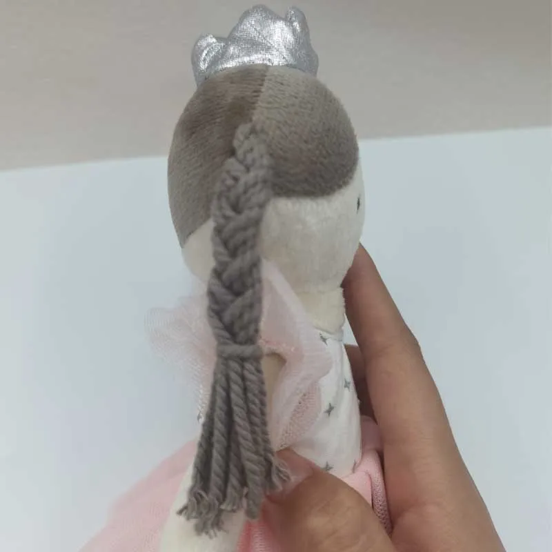 13 인치 귀여운 핑크 발레리나 소녀 플러시 장난감 귀여운 공주 스커트 인형 소녀 품질 플러시 소재 어린이 홈 인테리어 빨