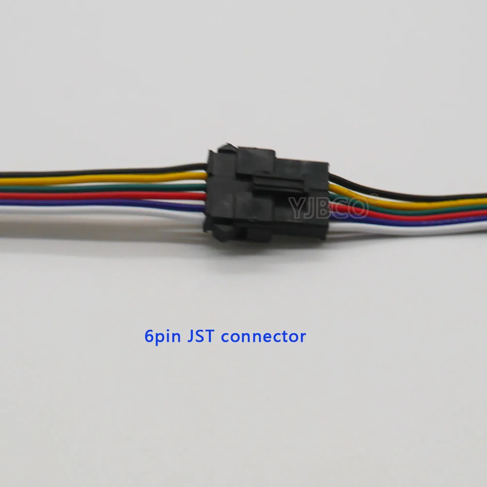 10 пар 6pin JST разъем 15 см кабель штекер и гнездо подключения SM провод для 6 Pin RGB CCT
