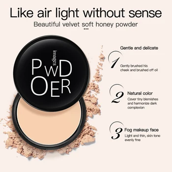 

Makeup Powder 3 Colors Loose Powder Face Makeup Waterproof Loose Powder Skin Finish Powder Lasting Oil Control Pressed Powder