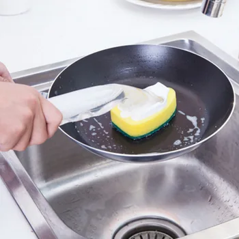 

Automatically Refill Liquid Kitchen Cleaning Brush Tablewares Wash Tool Scouring Pad Dishes Scrub Brush Sponge Brushes