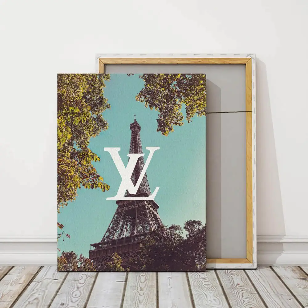 Picture of Louis Vuitton colorful picture canvas on the wall modern home  room decor picture posters for home New Year present glamor fashion coco