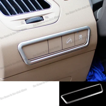 

Lsrtw2017 car ESP 4 wheel drive panel trims for Hyundai IX35 tucson ix 2009 2010 2011 2012 2013 2014 2015 Accessories chrome