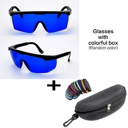 Multicolor Adjustable Safety Goggles for Welding and Eye Protection (Blue with Box)