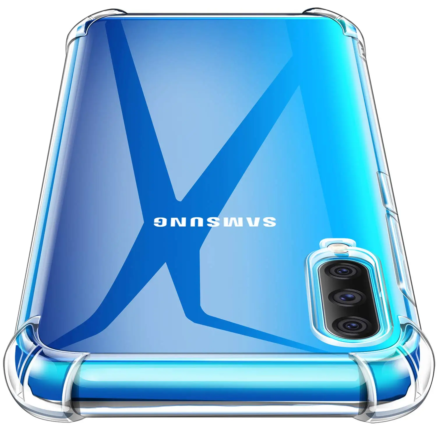 

Shockproof Clear Soft Silicone Case for Samsung Galaxy Note 10 S10 S8 S9 Plus A10 A30 A40 A50 A70 M20 A20e TPU 9 S10e Anti-Knock