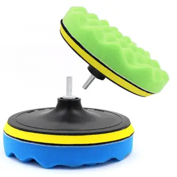 

Buffing Pad 7" Polishing Sponge Waxing Buffing Pad Compound Auto Car Polisher Drill Kit 30mm Automobiles Motorcycles Abrasive