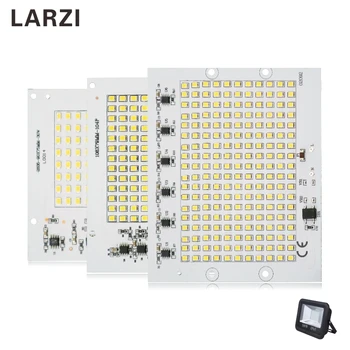 

LARZI LED Chips 220V Lamp SMD Bulb 2835 5730 Smart IC Led Light Input 10W 20W 30W 50W 90W For Outdoor FloodLight Spotlight