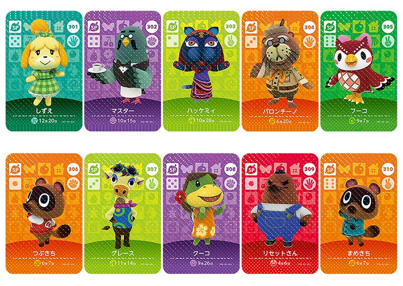 Amiibo Card NS игровая серия 4 (281 до 320) карточка для скрещивания животных|Игровые