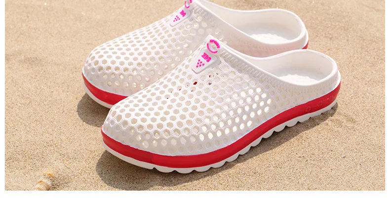 Men Slippers 2021 Summer Clogs Unisex Beach Slipper Lightweight EVA Couple Flip Flops Quick Dry Garden Shoes Lovers Pool Sandals