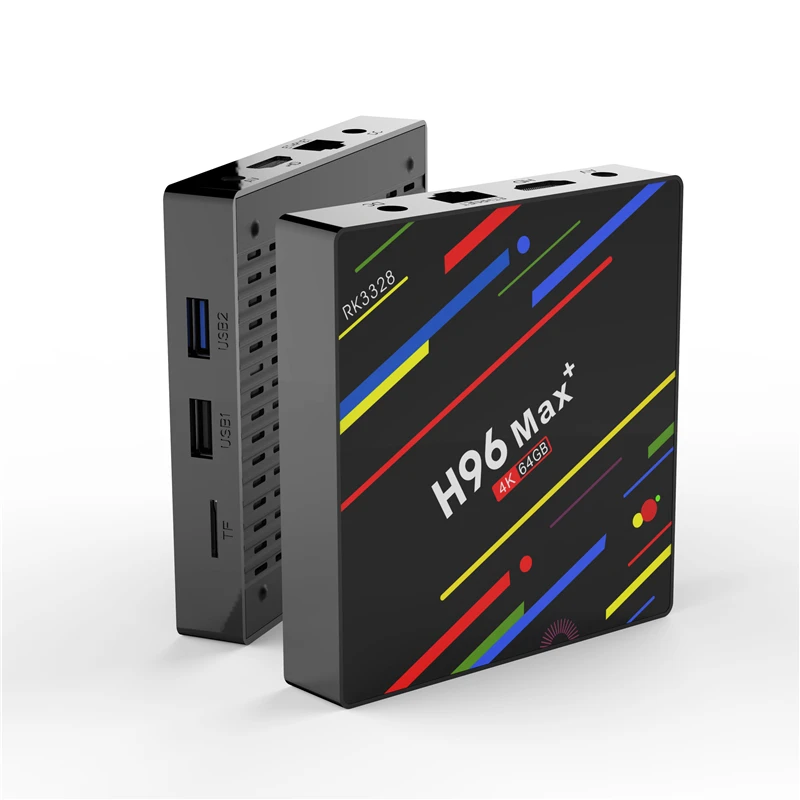  HAAYOT H96 MAX+ 4GB RAM 64GB ROM Smart TV Box Android 9.0 RK3328 Quad Core 2.4G/5G Dual Wifi HDMI 4