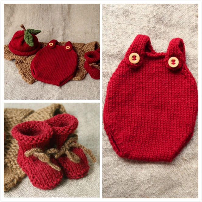 Детская одежда для стрельбы Одежда новорожденных малышей Костюм помидор