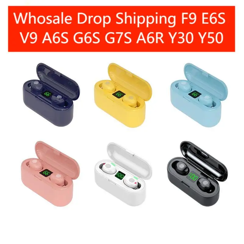 Беспроводные Bluetooth-наушники F9 E6S A6S Y50 Y30 G6S G7S A6R 5C | Электроника
