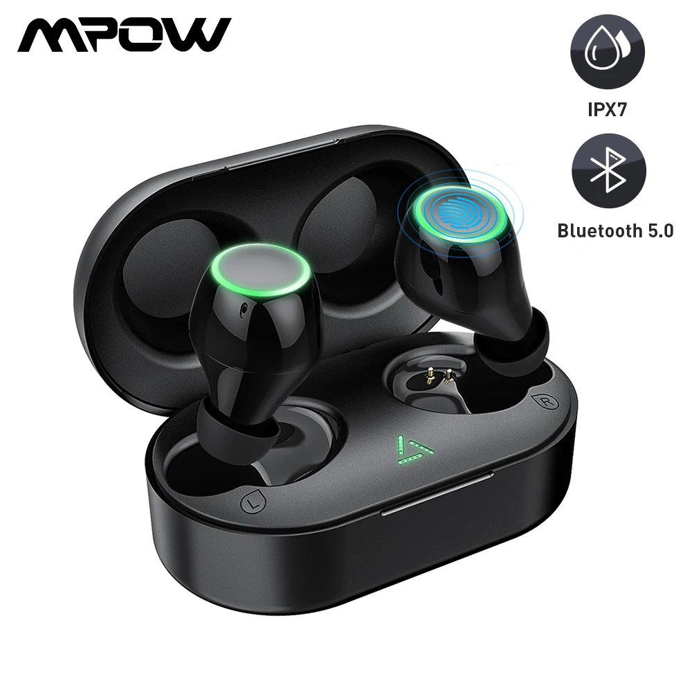 Беспроводные TWS наушники Mpow T6 Bluetooth 5 0 свободные руки мини IPX7 водонепроницаемые с