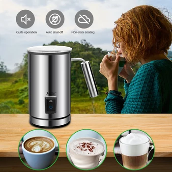 

Stainless Steel 3 Function Automatic Milk Frother Coffee Foamer Container Soft Foam Cappuccino Maker Electric Coffee Frother