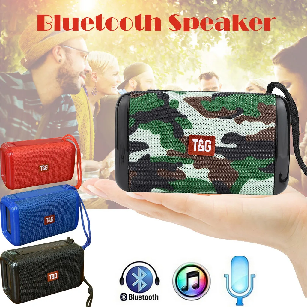 

for wearable devices TG-163 Portable Wireless Bluetooth Stereo Sound SDCard Speaker For Smartphone dropshipping