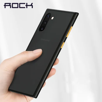 

ROCK Protection Case for Samsung Galaxy Note 10 + Plus Cover TPU+PU Dull Polish Protective Phone Case for Galaxy Note 10 Plus