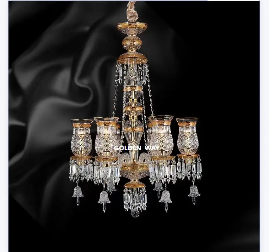 Description Picture 4 of itemModern Lighting Crystal Chandelier Home Decorators Candle Light Candelabros Crystal Pendant Chandelier Dining Room Lamps Bedroom