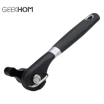 

Tin Can Opener Kitchen Tools Stainless Steel Safe Cut Can Opener Kitchen for Dinner/Picnic/ Party Anti-Slip Hand Grip Food Grade