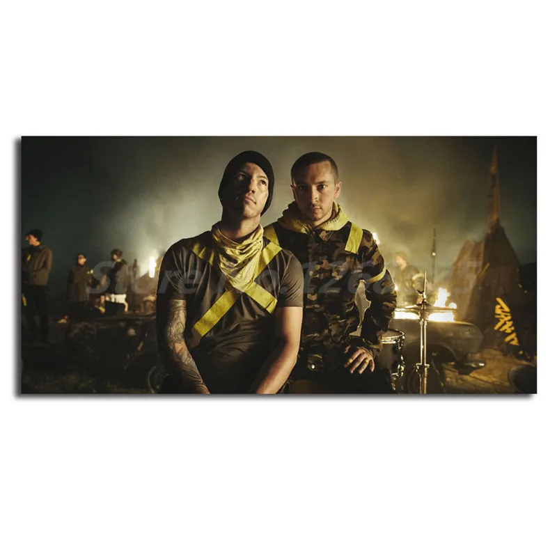 

Canvas Painting Modern Wall Art Poster Twenty One Pilots For Living Room Home Decor Artwork Picture