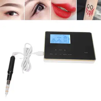 

Lip Eyebrow Semi-Permanent Makeup Tattoo Machine LCD Screen intelligent Microblading Tattoo Makeup Machine US Plug 100-240V
