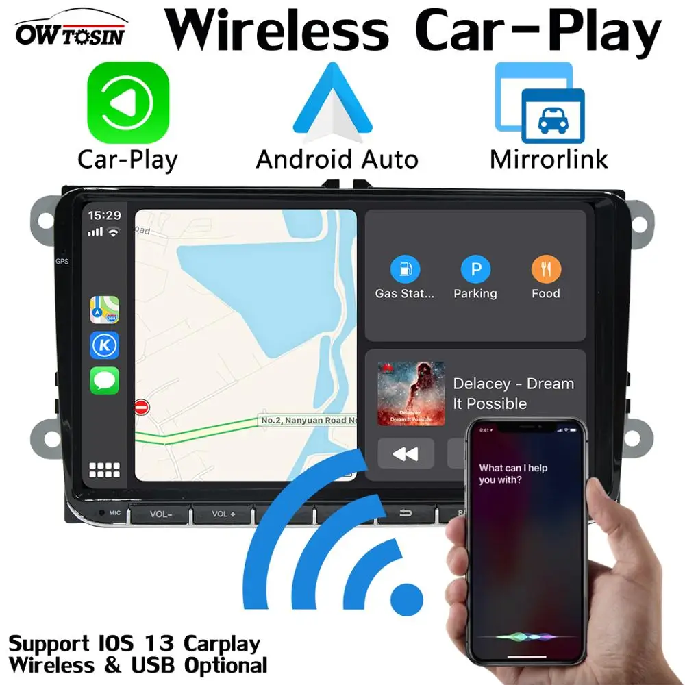 

9" PX6 4G+64G Android 9.0 Car Multimedia For VW Volkswagen Tiguan Touran Caddy Amarok Golf Bora GPS Navigation DSP Auto CarPlay