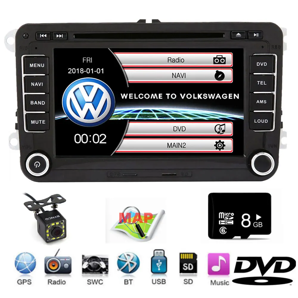 

Car Multimedia player 2 Din Car DVD For VW/Volkswagen/Golf/Polo/Tiguan/Passat/b7/b6/SEAT/leon/Skoda/Octavia Radio GPS DAB