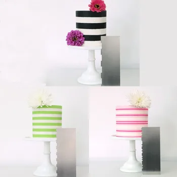 

Yueyue Sugarcraft 3pcs in one set cake scraper cake tools fondant cake decorating tools sugarcraft