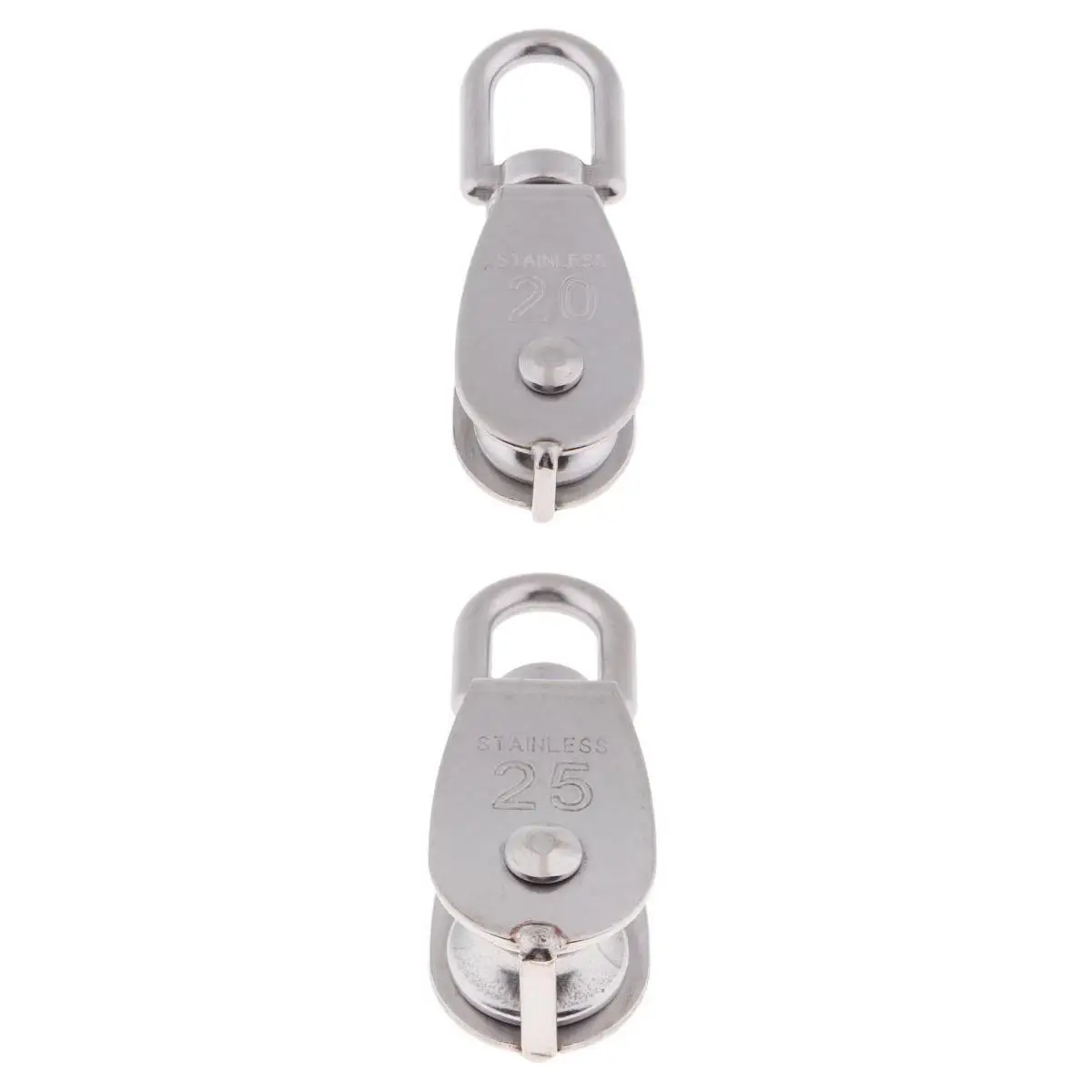 M20 and M25 Wire Rope Crane Lifting Lift Hanging Pulley Block Swivel Eye Single Pulley