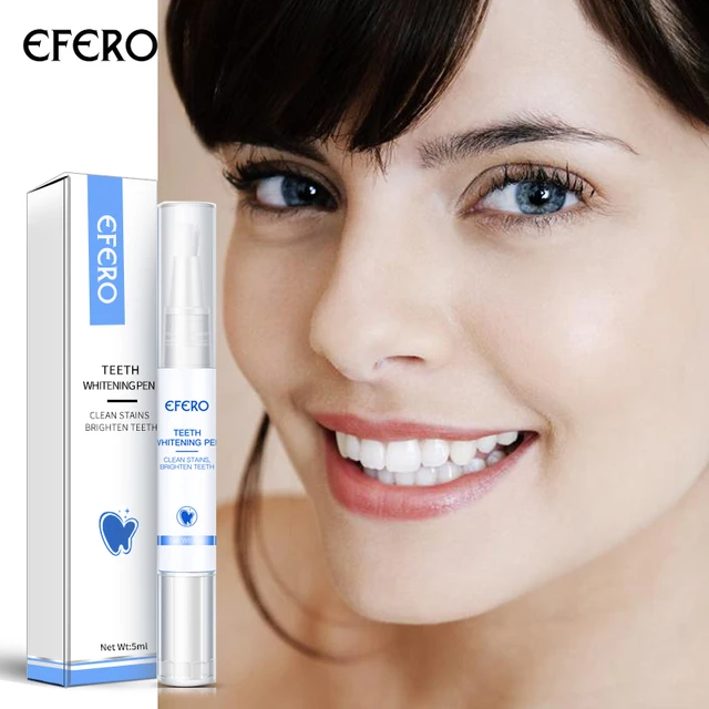 EFERO Teeth Whitening Pen Cleaning Serum Remove Plaque Stains Dental Tools Whiten Teeth Oral Hygiene Tooth