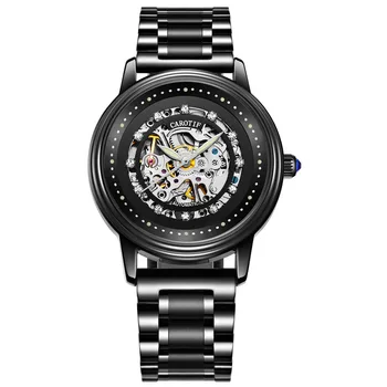 

Tourbillon Automatic Mechanical Watch Top Luxury Brand Double-sided Hollow Swiss Genuine Movement Men's Watches Gift for Men