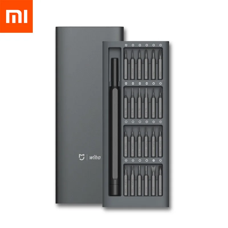 

Original Xiaomi Mijia Wiha 24 in 1 Precision Screw Driver Kit 60HRC Magnetic Bits Xiaomi Home Kit Repair Tools Xiaomi Mijia