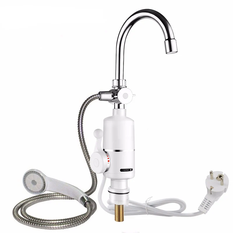 

3000W Instant Electric Water Heater Tap Tankless Faucet Water Heater Kitchen Electric Faucet Instant Hot 3 seconds heating