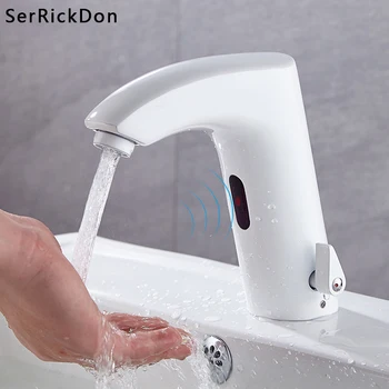 

Fast Shipping Sensor Basin Faucet Electric Touch Faucet Touchless Sink Basin Tap Hot And Cold Mixer Taps Crane torneira da bacia