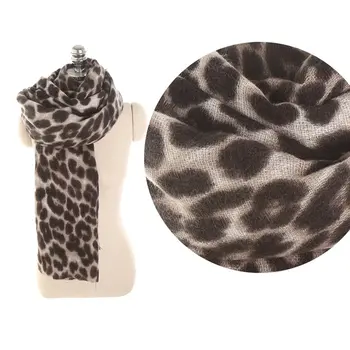 

Unique Leopard Dot Printed Female Women Long Neck Scarf Large Size Classic Keep Warm Wrap Shawl Pashmina Scarves Hot