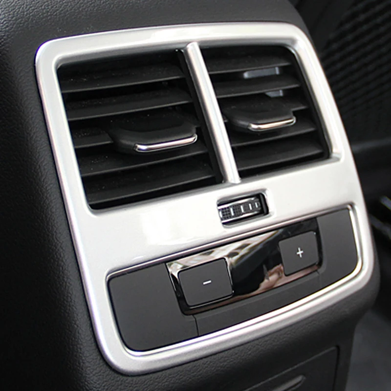 Для Audi A4 B9 автомобильный Стайлинг сиденье A/C вентиляционное отверстие на выходе панель Крышка отделка рамка наклейка интерьерные аксессуары