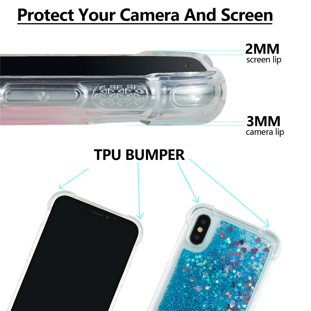 Шикарный чехол с динамическим жидким песком для iPhone 11 Pro X XS MAX XR 6 6S 7 8 Plus 5 5S роскошный блестящий чехол из ТПУ с зыбучим песком